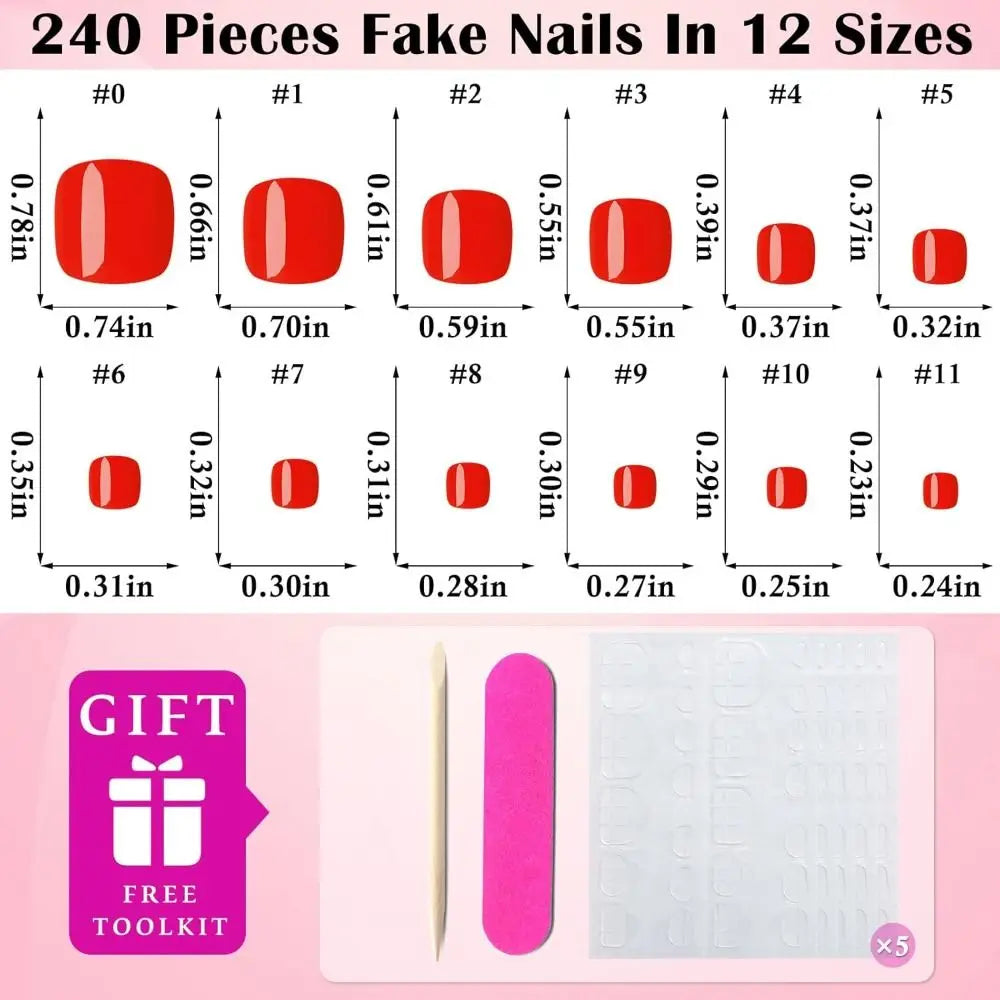 120pcs New Pure Color Press on Toenails Acrylic Artificial Fake Toe Nails Fake Toenail Women